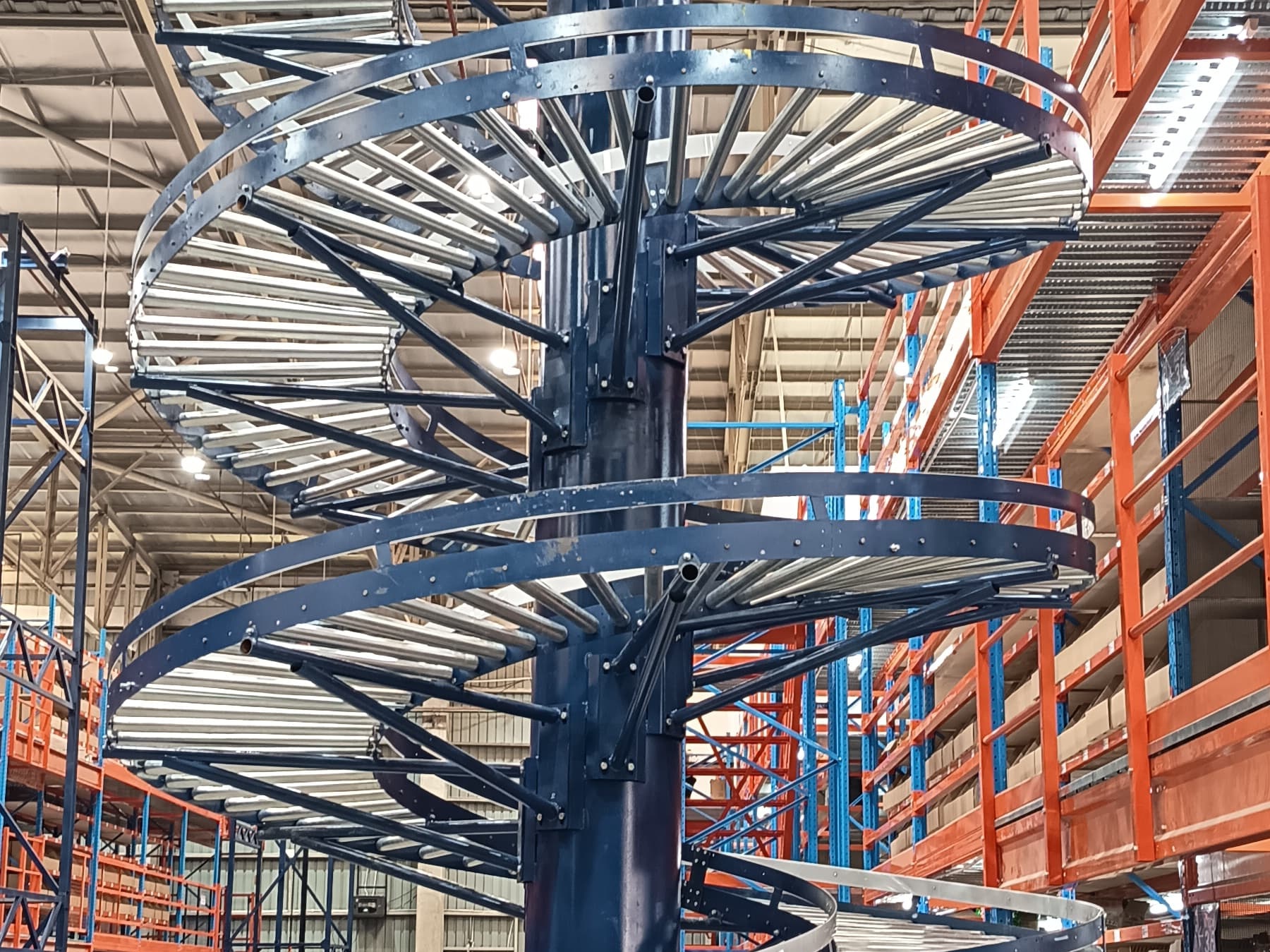 Spiral Gravity Conveyor